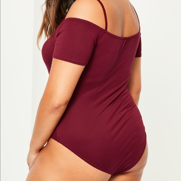 ➕ Cold Shoulder Bodysuit - Picture 5 of 6